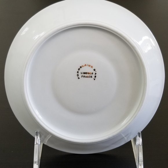 Limoges France Porcelain d'art & More ~ Sugar Bowl, Creamer, Cups and Saucers - Picture 10 of 16